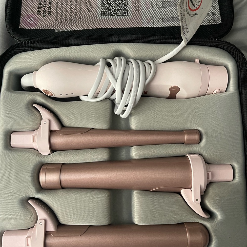The Beachwaver Co. Pink and Rose Gold Hair Tool Set